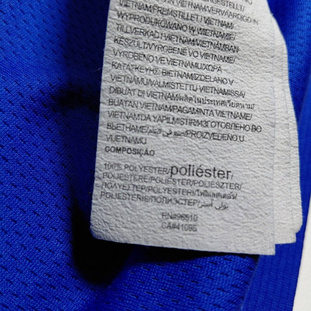 Under Armour Mens XXL Blue Textured Performance Polo Shirt Loose Short Sleeve - Picture 7 of 11